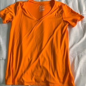 Bright orange Nike tee, Dri-fit